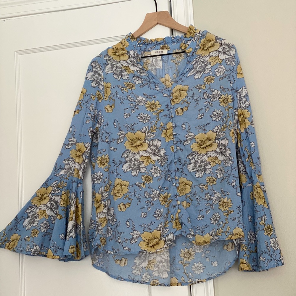 Umgee Floral Blouse